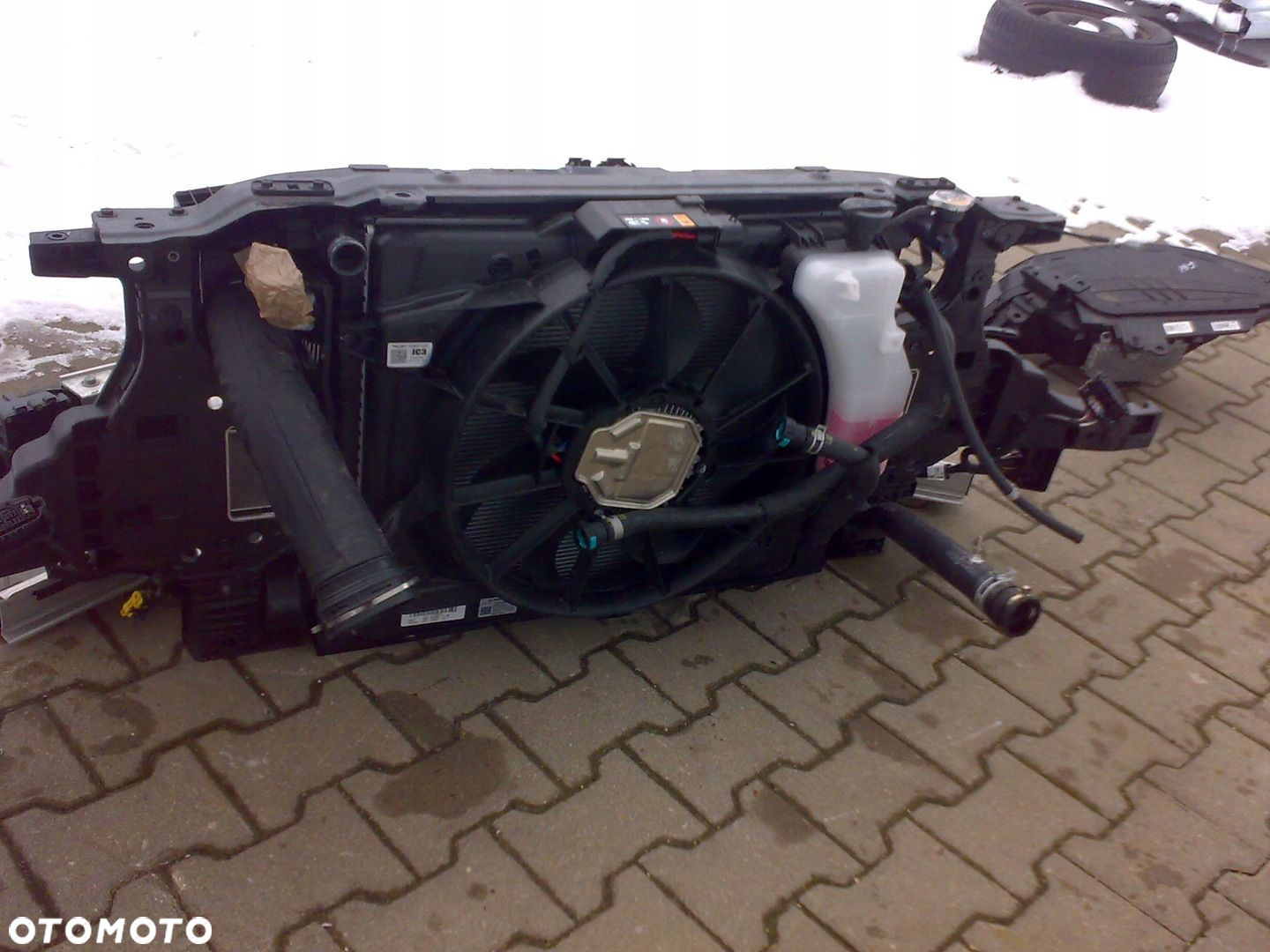 GENESIS G80 2021 2022 2023 WZMOCNIENIE PAS CHŁODNICE CHŁODNICA BELKA PRZÓD - 5
