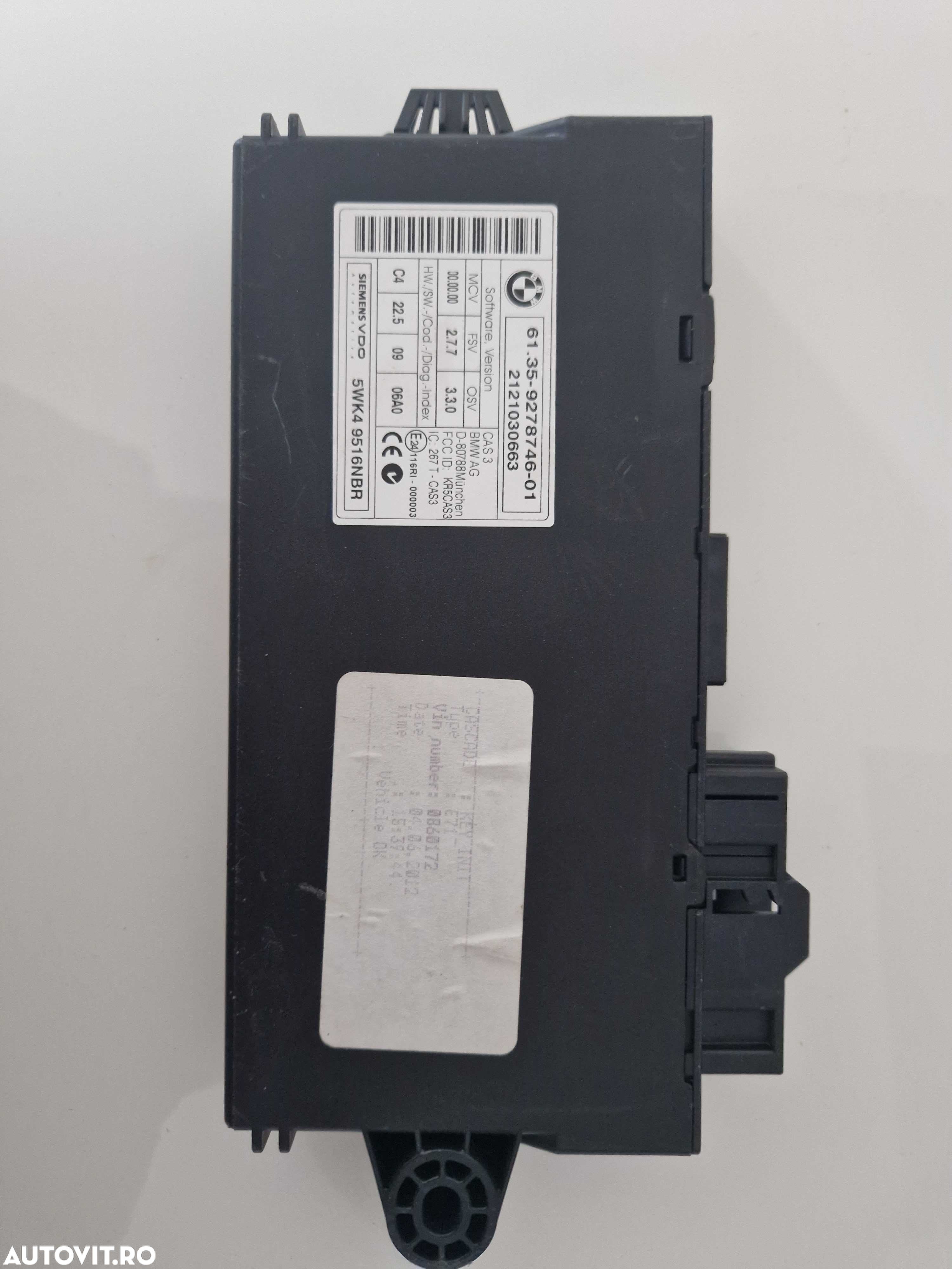 Kit pornire / ECU / Calculator motor / CAS / BMW X5 X6 / M50 / 381Cp - 3