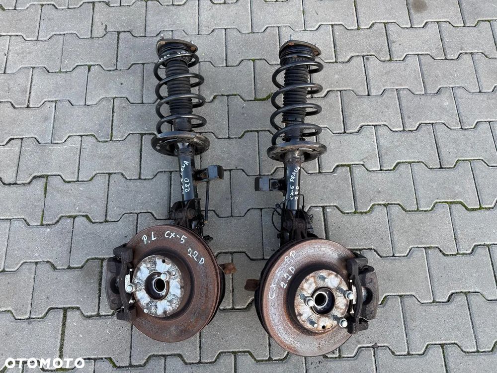 MAZDA CX-5 I 2.2 D MCPHERSON ZWROTNICA KOPYTO LEWE PRAWE PRZÓD WAHACZE - 1