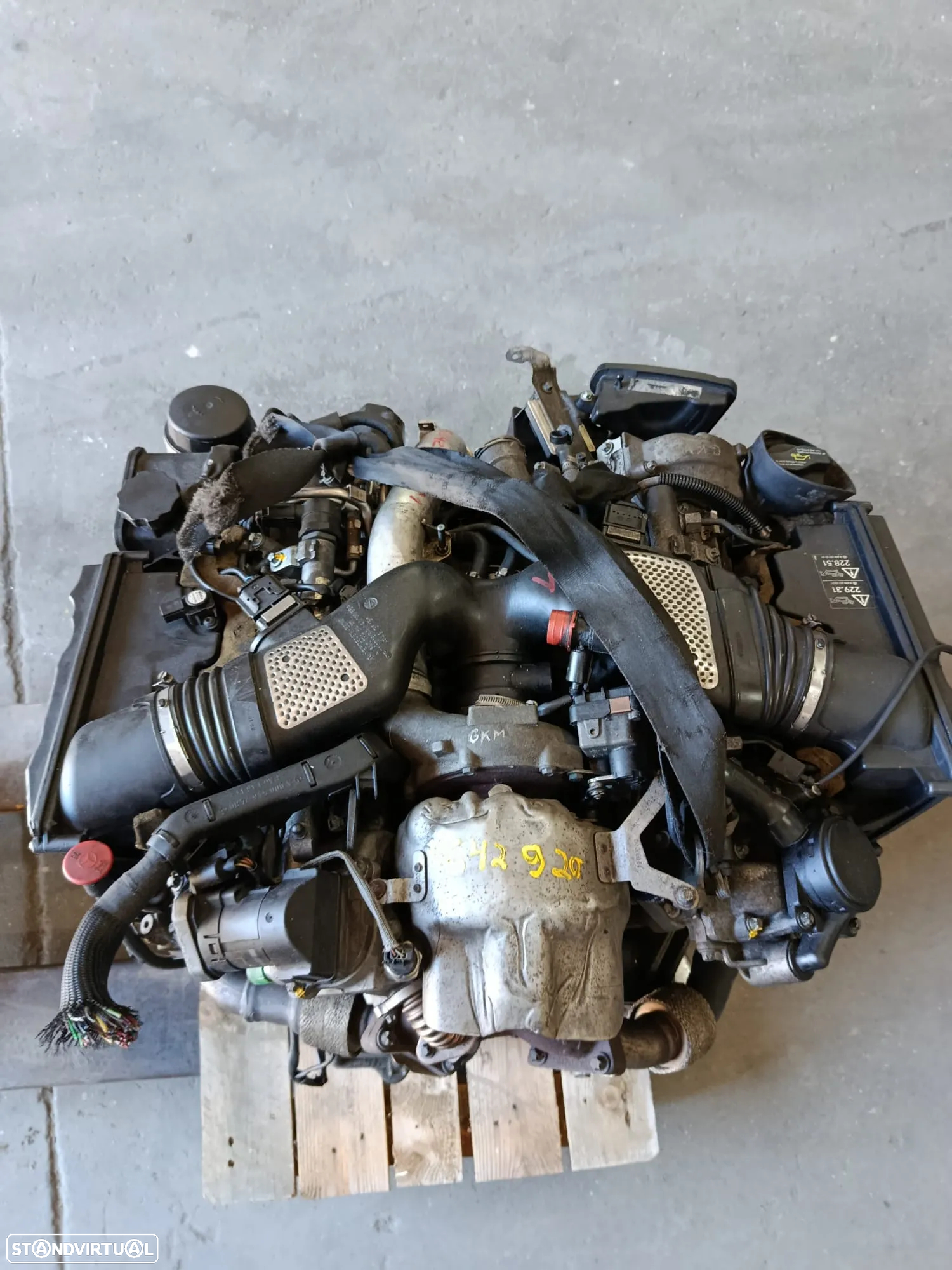 Motor Mercedes V6 320CDi REF: 642 920 (Class E, CLS) - 8