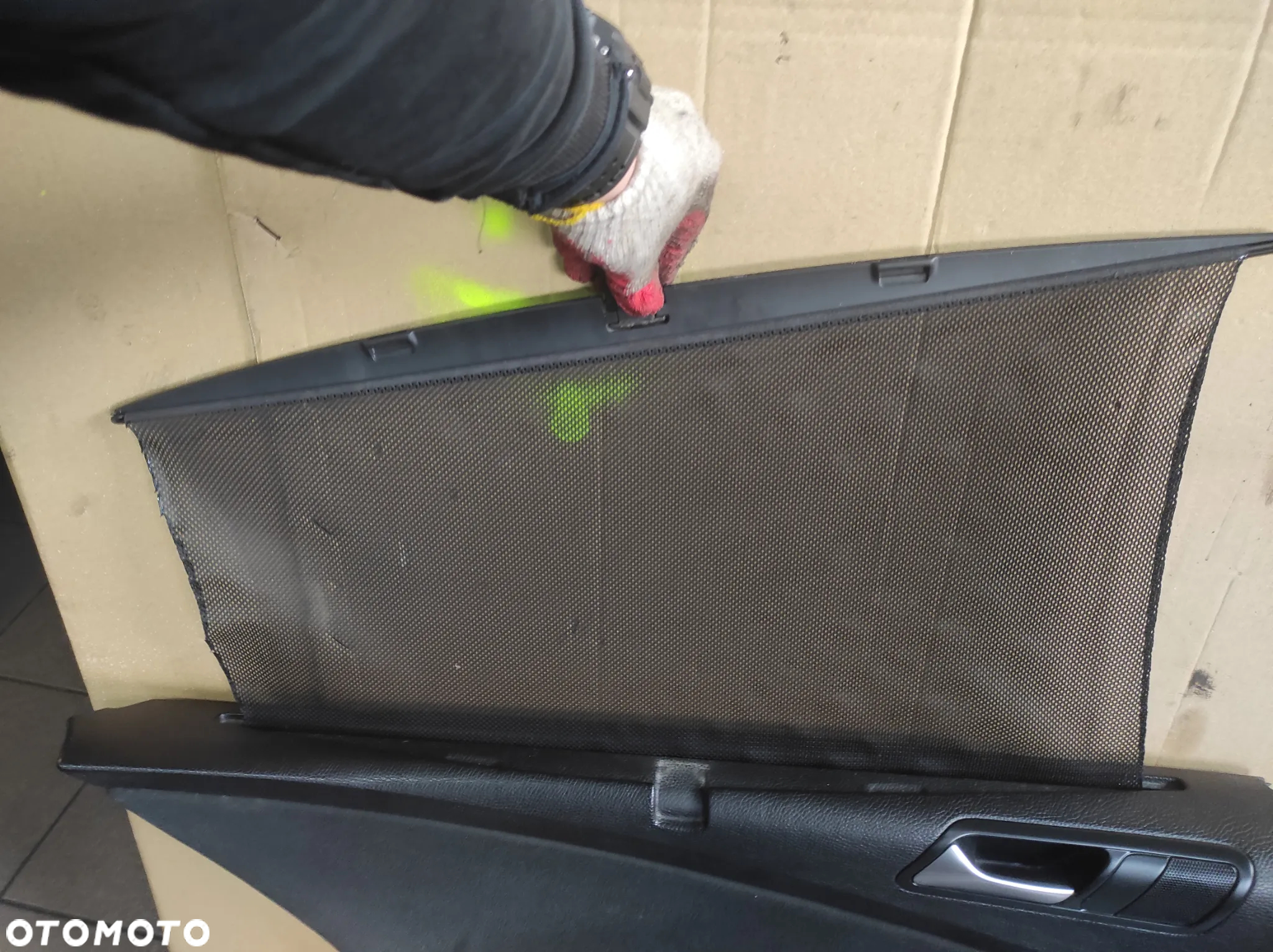 VW PASSAT B6 SEDAN BOCZEK BOCZKI TYLNE TYŁ ROLETKI PRZECIW SŁONECZNE CZARNY MATERIAŁ WYSYŁKA !!!!! - 5