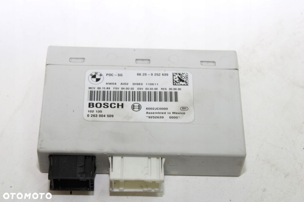 BMW X1 E84 1 E87 E81 3 E90 E91 E92 MODUŁ STEROWNIK PDC 9252639 - 1
