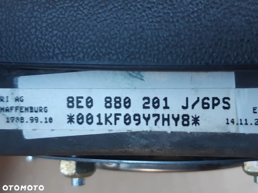 AUDI A4 B6 A3 8L KEROWNICA TRÓJRAMIENNA PODUSZKA SKÓRA CZARNA 8Z0419091D  8E0880201J - 16