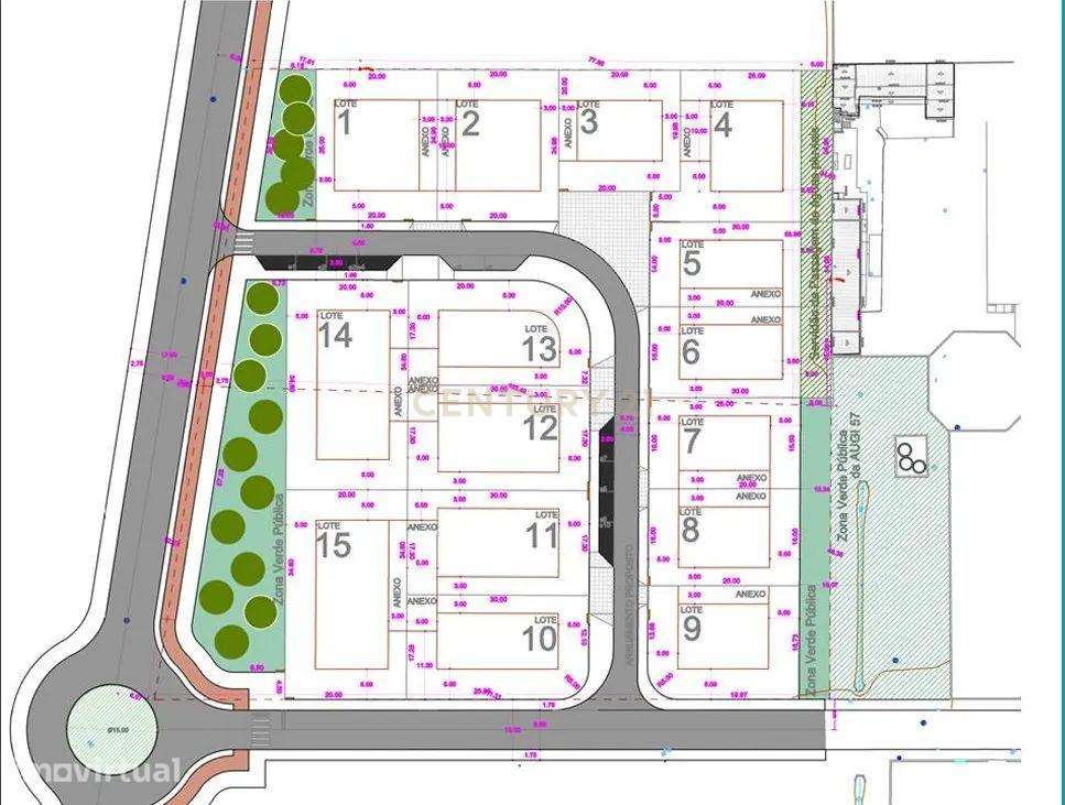 Lote Urbano de 500 m2 - lote 2, na Lagoa de Albufeira, Sesimbra - Grande imagem: 5/7
