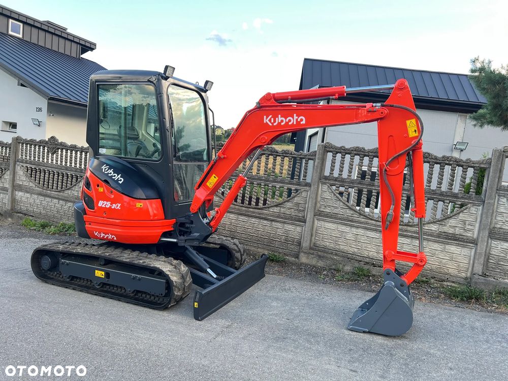 Kubota U25-3α | Minikoparka KUBOTA U25 | Zerowy Obrys | Waga 3 Tony | Mini Koparka 2.5 Tony | - 2