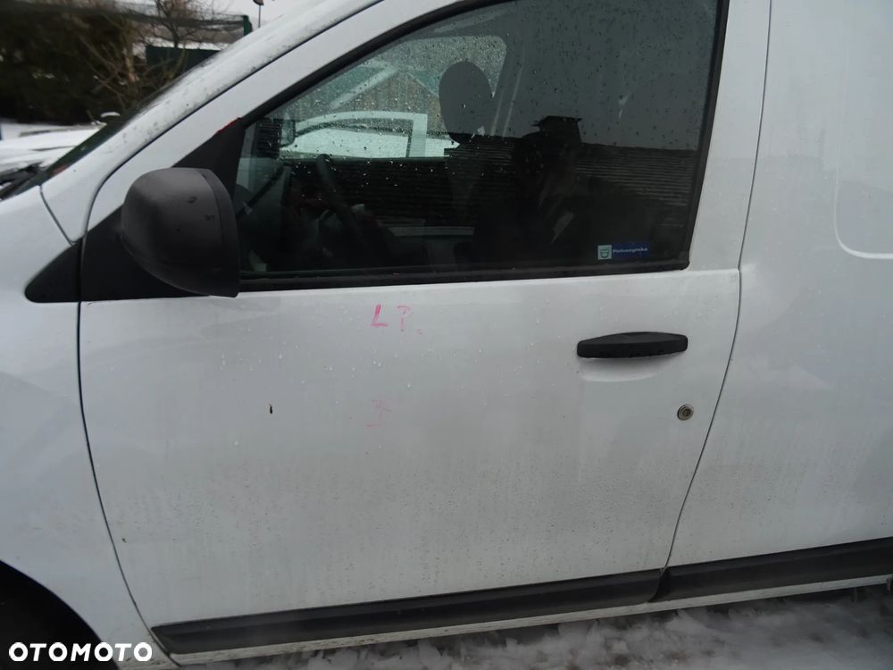 DACIA DOKKER DRZWI LEWE TYL TYLNE SKRZYDLO BIALE DV369 NR 3 CZESCI ROZNE - 18