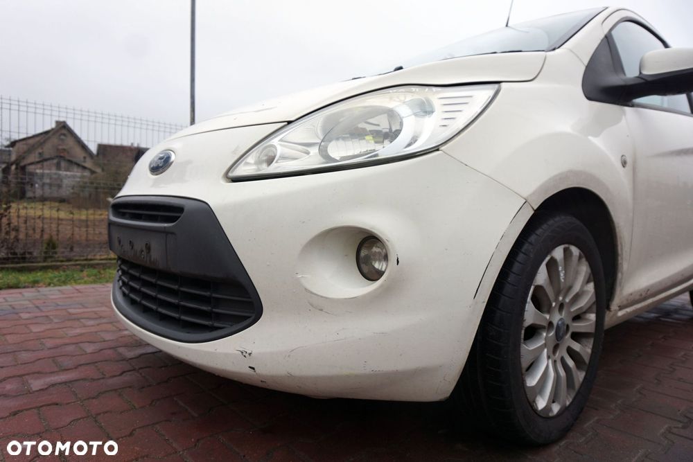 MASKA ZDERZAK BŁOTNIKI LAMPY KA II RU8 F9  FORD 2008-2016 BIAŁY PRZÓD KOMPLETNY - 6