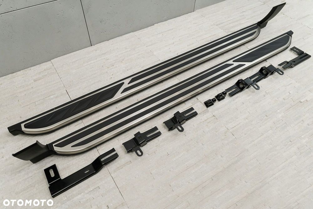 skoda karoq 2017+ stopnie boczne progi samochodowe + śruby - 7