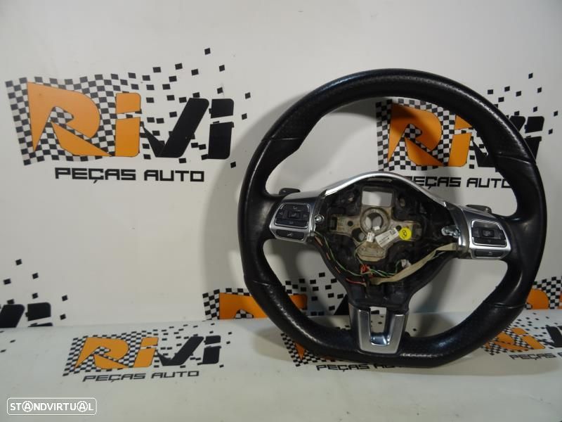 Volante VW Golf / Scirocco Flat Bottom DSG - 1K8419091J / 1K8 419 091 J - 1
