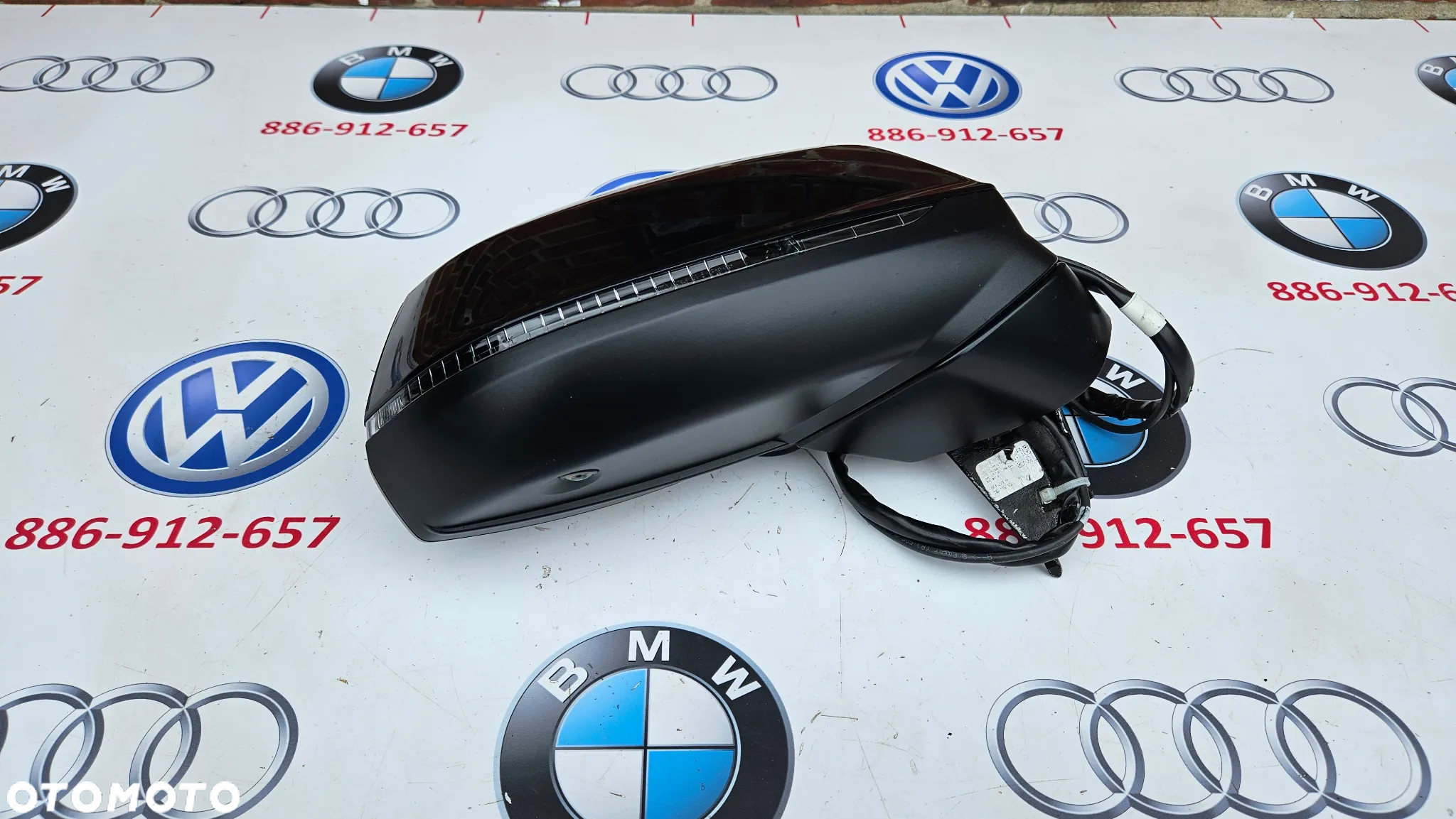 Audi Q5 II 80B Lusterko zewnętrzne prawe Lusterko pasażera 15 kabli kamera Europa 80B857556 IDEALNE - 11