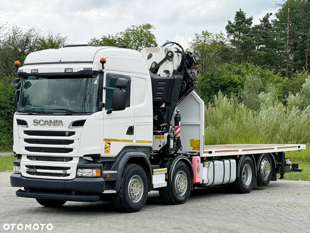 Scania R 580 * PLATFORMA 8,40 m * FASSI F660 + PILOT * 8x4 * STAN BDB - 4