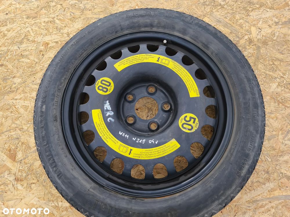 KOŁO DOJAZDOWE ZAPASOWE 155/70R17 17 CALI 5X112 2194000002 MERCEDES E KLASA W211 - 2