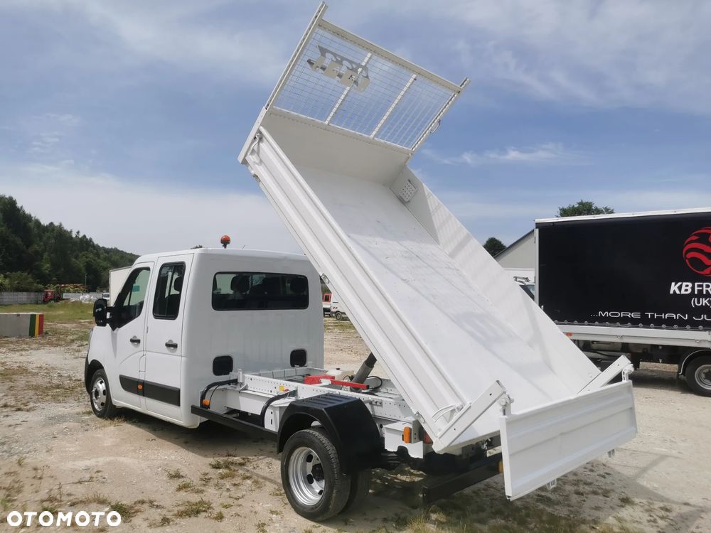 Renault Master 2.3dCi-130KM Brygadówka wywrotka 48.800km przebieg kiper doka Dubel klimatyzacja - 6
