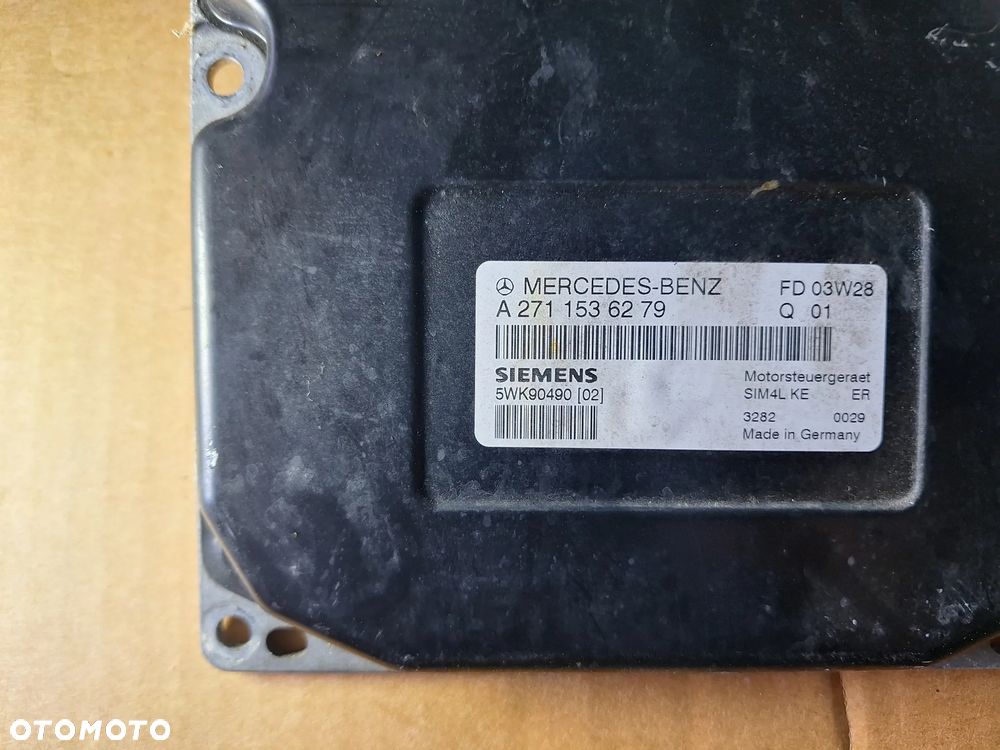 sterownik komputer silnika SIEMENS MERCEDES-BENZ W211 W203 A2711536279 5WK90490   (6/5) - 3