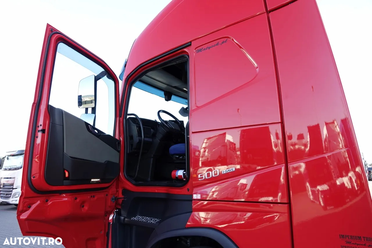 Volvo FH 500 / I-SAVE / XXL / I-PARK COOL / MODEL NOU / ANVELOPE 100% / + CORTINĂ STANDARD SCHMITZ / PUNTE RABATABILĂ / ACOPERIȘ RABATABIL / 2022 / DUPĂ CONTRACTUL DE SERVICE GOLD - 15