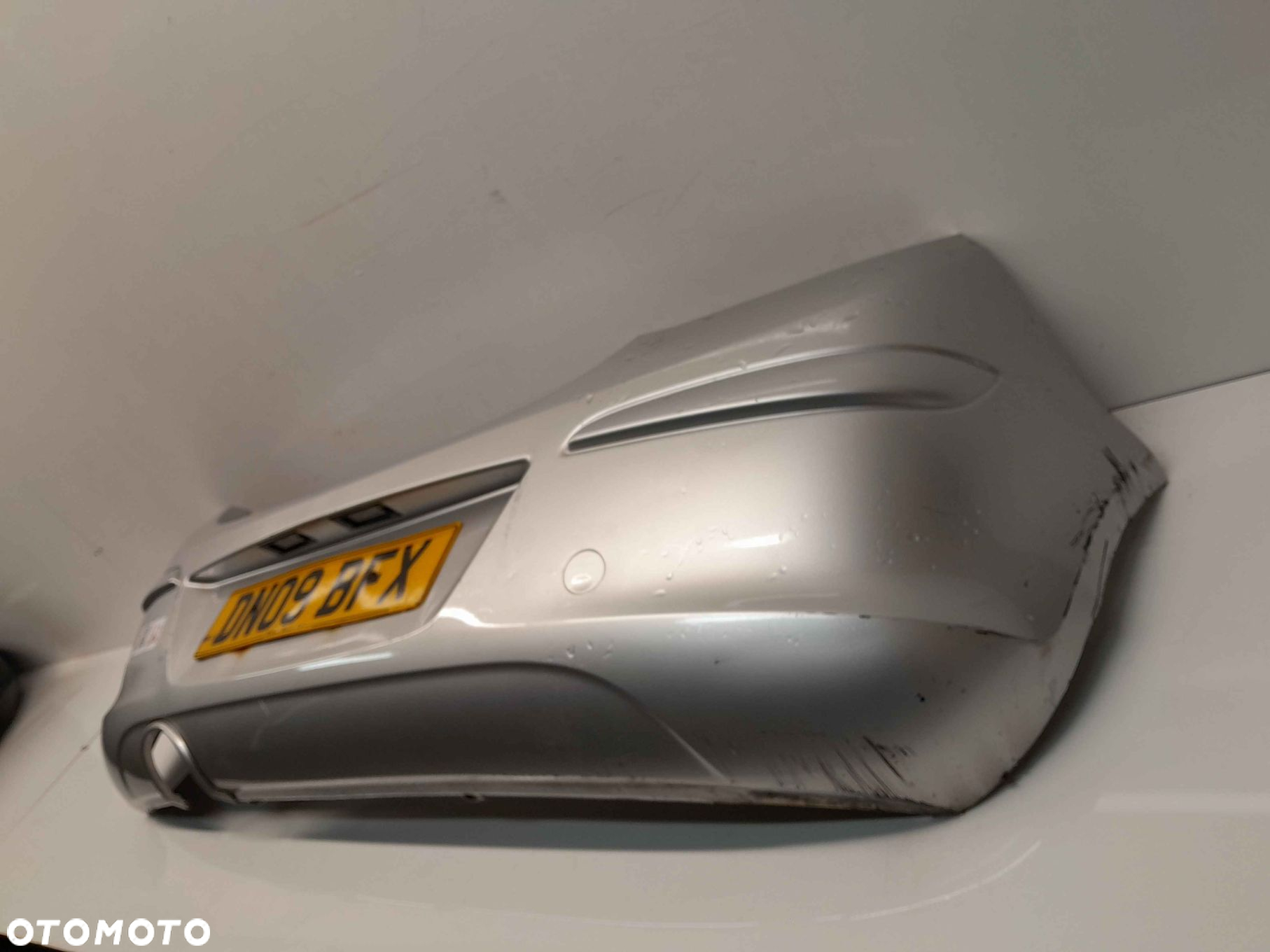 } ZDERZAK TYŁ TYLNY OPEL CORSA D Z157 SREBRNY 5D 5 DRZWI HB - 3