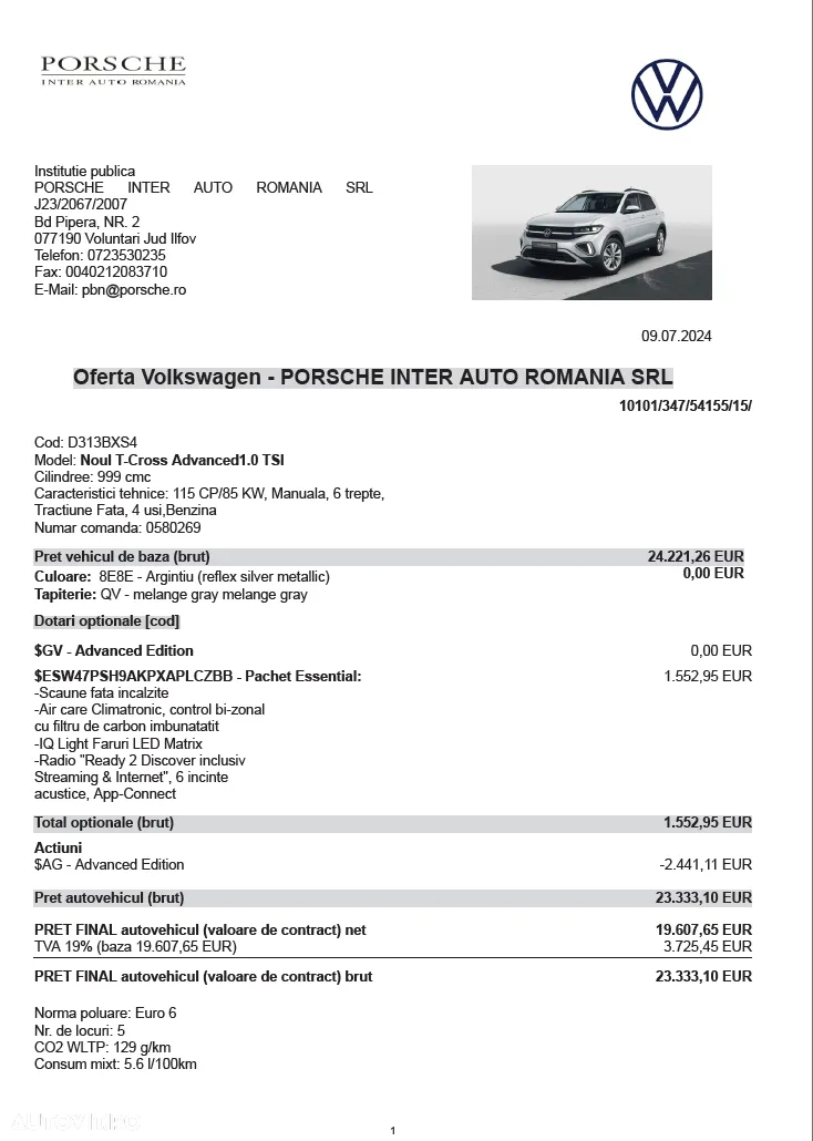 Volkswagen T-Cross 1.0 TSI Advanced - 10
