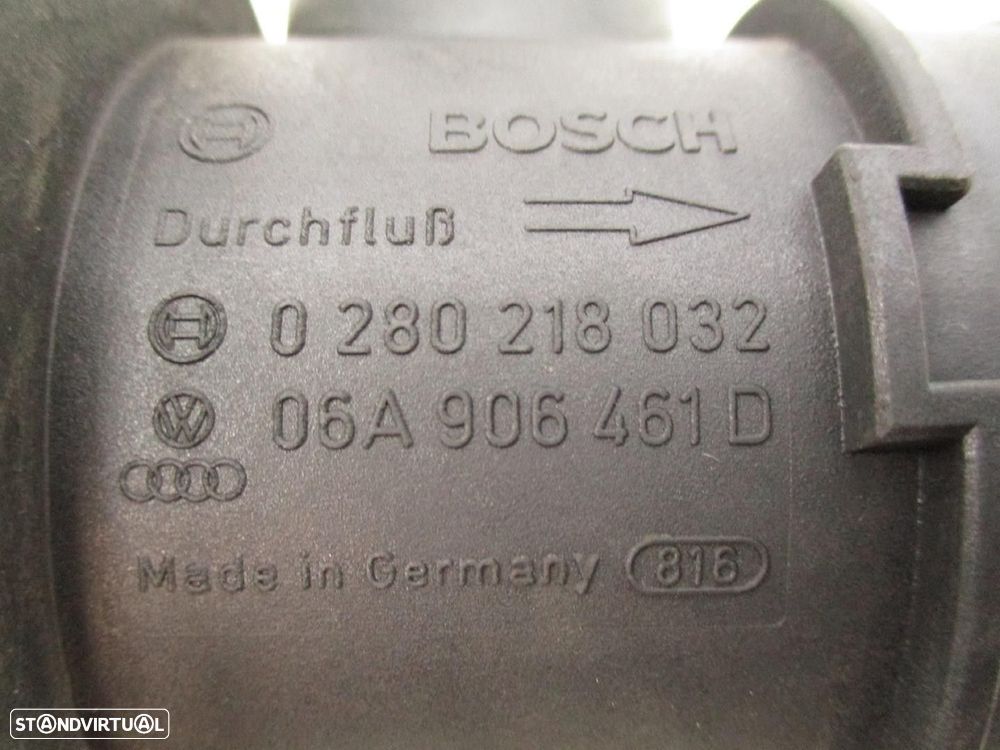 MEDIDOR DE MASSA DE AR AUDI A3 1999 -06A906461D - 5
