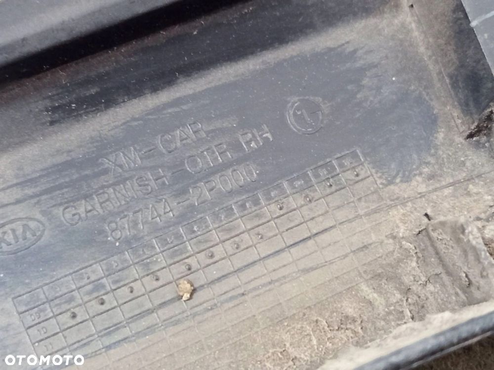 Nakładka nadkola tylnego Tył strona prawa KIA Sorento II 87744-2P000 - 6