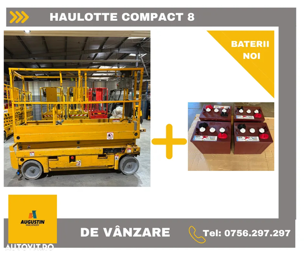 Haulotte Compact8 - 8m baterii noi  (A140)