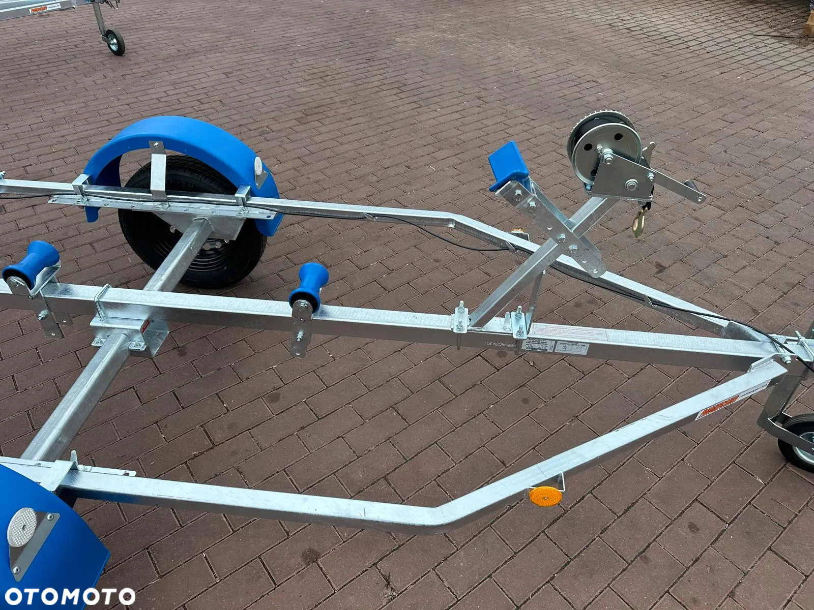 Neptun Przyczepa Neptun N7-12 navy podłodziowa łódź ponton 4m dostawa pod dom - 2