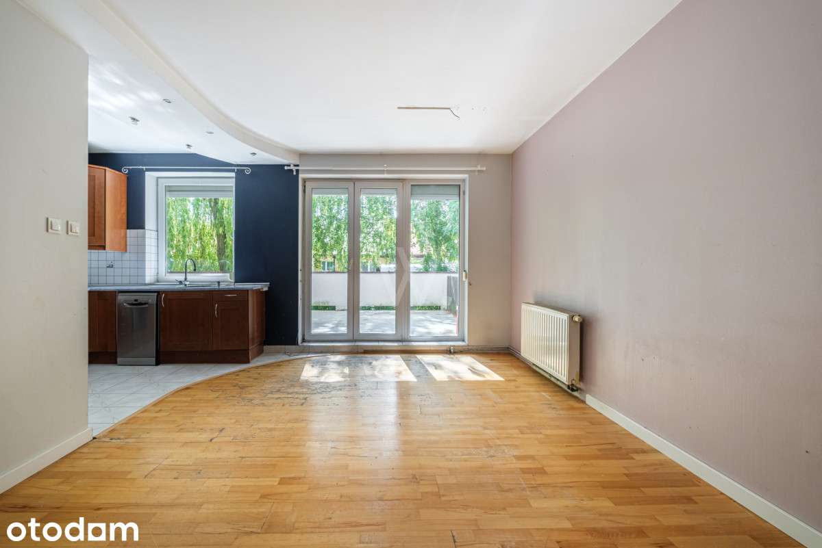 Duży południowy taras 35 m² | 3 pokoje | parter