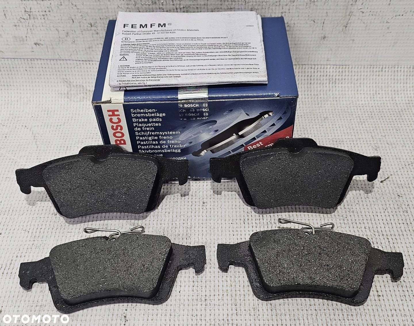 NOWE KLOCKI HAMULCOWE TYŁ CITROEN RENAULT MAZDA FORD SAAB JAGUAR OPEL VOLVO - 1