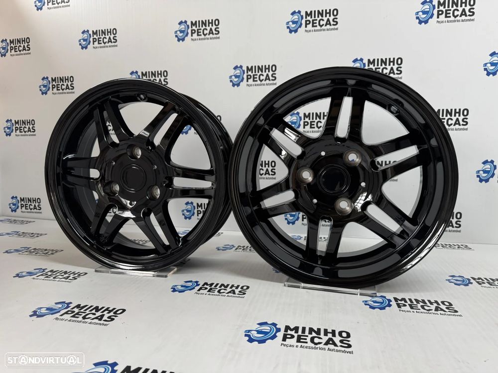 Jantes Look Smart Brabus em 15 (3x112) Preto Brilho - 2
