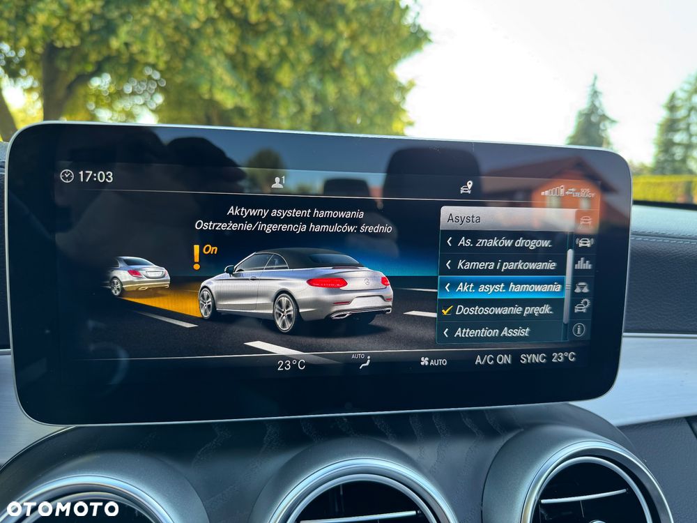 Mercedes-Benz Klasa C 220 d Cabrio 9G-TRONIC AMG Line Plus - 21