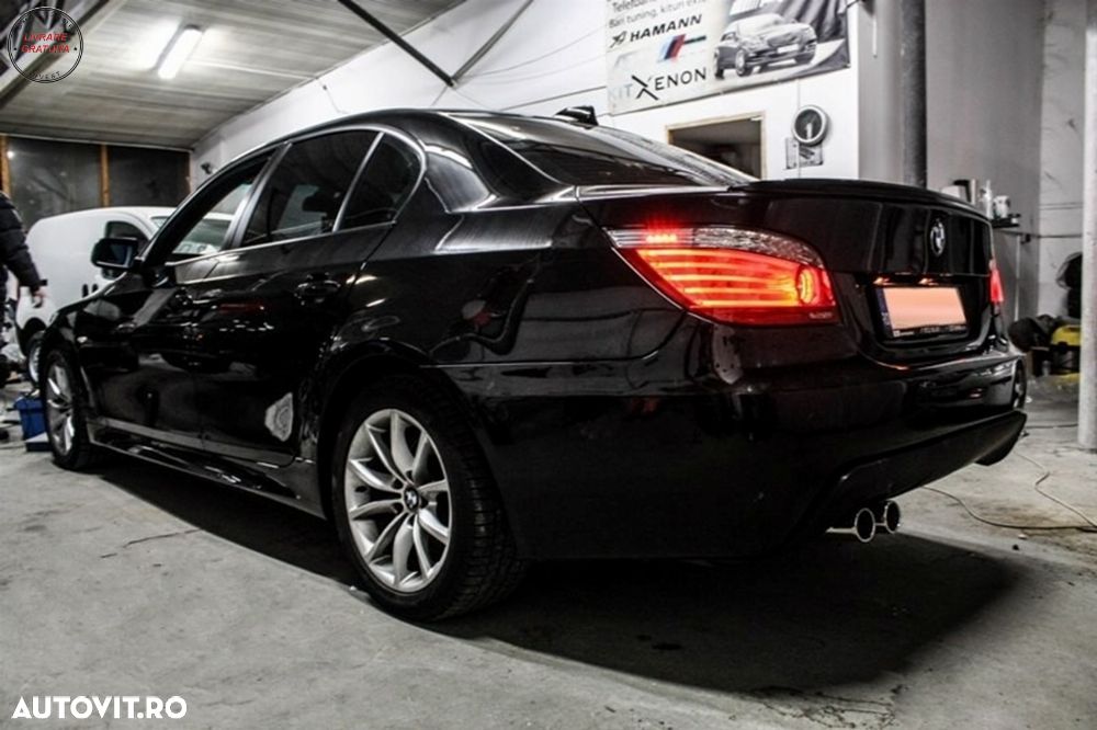 Bara spate BMW Seria 5 E60 LCI (2007-2010) M-Technik Design cu PDC 18mm- livrare gratuita - 8