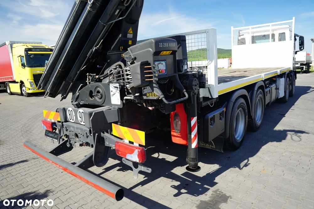 MAN MAN TGS 35.480 / 8x4 / HDS HIAB 288 EP-5 wysów : 12.7 M / SKRZYNIOWY - 7,4 M / UDŹWIG : 9400 KG / EURO 6 / STEROWANIE RADIOWE - 19