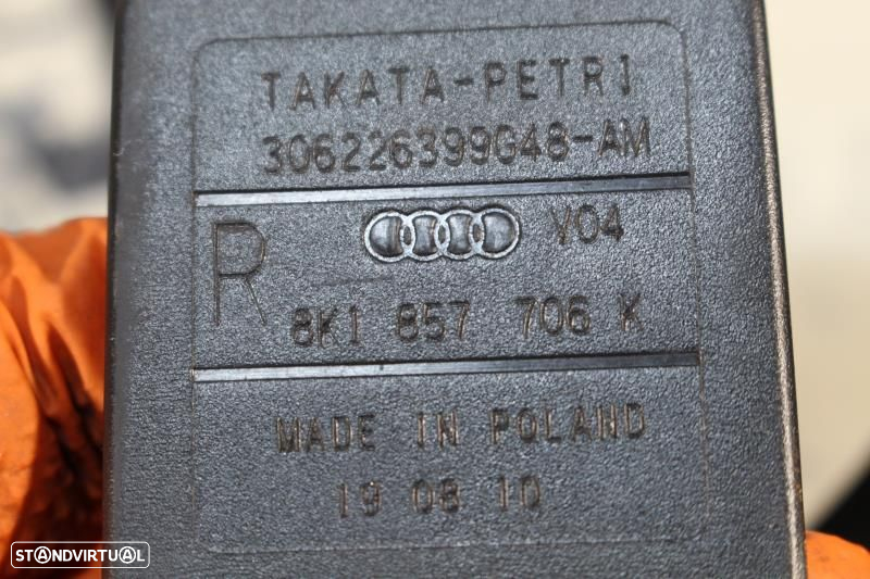 Cintos Frontais Audi A4 Avant (8K5, B8)  Cintos Frontais Audi A4  B8 - 9