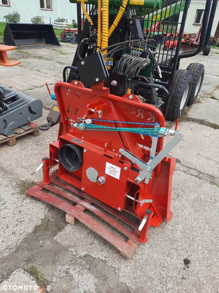 Inny Przyczepa leśna Kellfri 8 ton z żurawiem HDS 6,3m - odkładany HDS - TROL, Wyciągarka leśna do drewna KR4 - 4 tony WIRAX, Pomarol Chwytak do zrywki drewna hydrauliczny CHD100 / CHD110 - kleszcze do drewna, Rębak do drewna, trocina, zrębka - 8