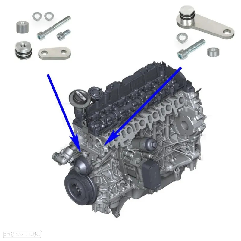 Kit Anulação Supressor EGR + Permutador Gases BMW - Motores 3.0 Diesel N57N N57Z - 2