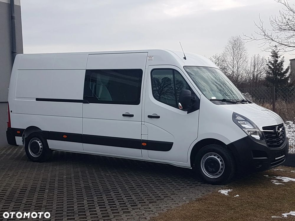 Opel MOVANO 7-OSÓB L3H2 BRYGADÓWKA DŁUGI WYSOKI KLIMA TEMPOMAT NAWIGACJA KRAJOWY OC - 1