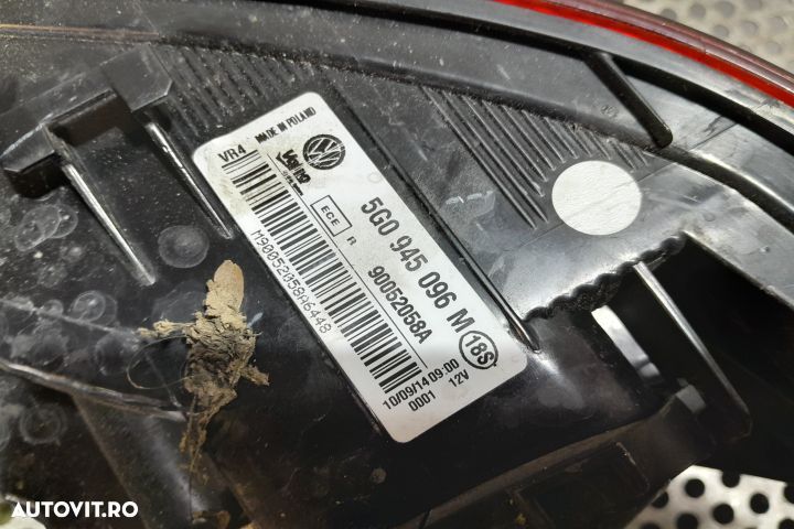 Lampa / Tripla stop dreapta pe aripa 5G0945096M 5G0945096M Volkswagen - 3