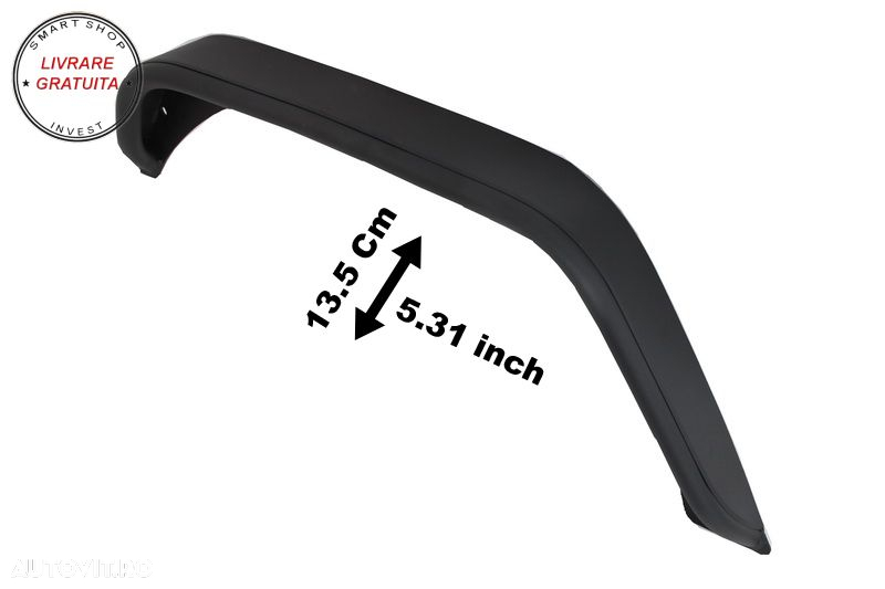 Extensii Aripi Spate din Otel Jeep Wrangler Rubicon JK (2007-2017)- livrare gratuita - 8