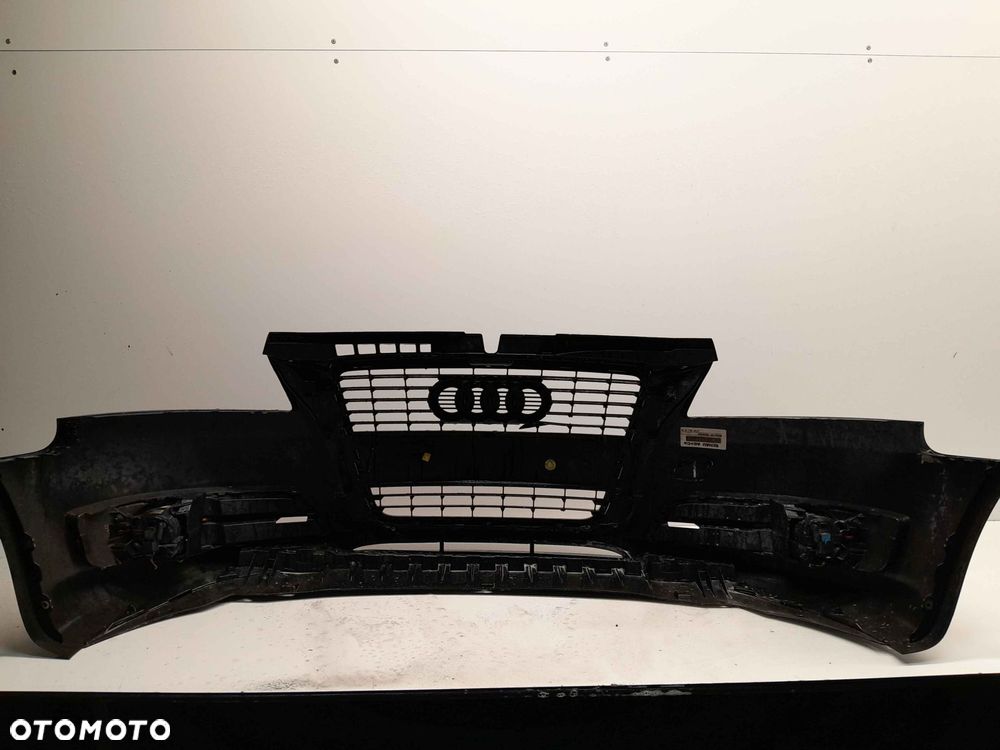 } ZDERZAK PRZÓD PRZEDNI AUDI A3 8P CABRIO DRUGI LIFT 2 FL LZ9Y CZARNY HALOGENY - 1