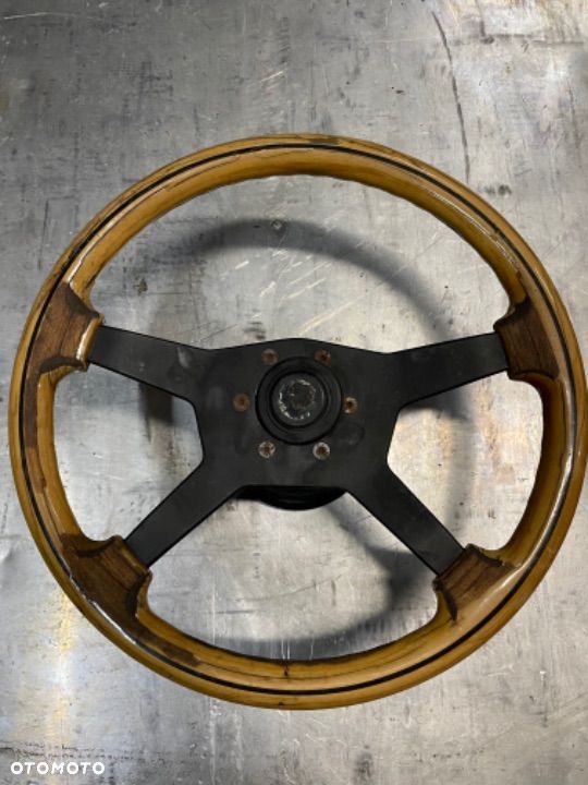 Mercedes 124 kierownica drewniana naba drewno - 2