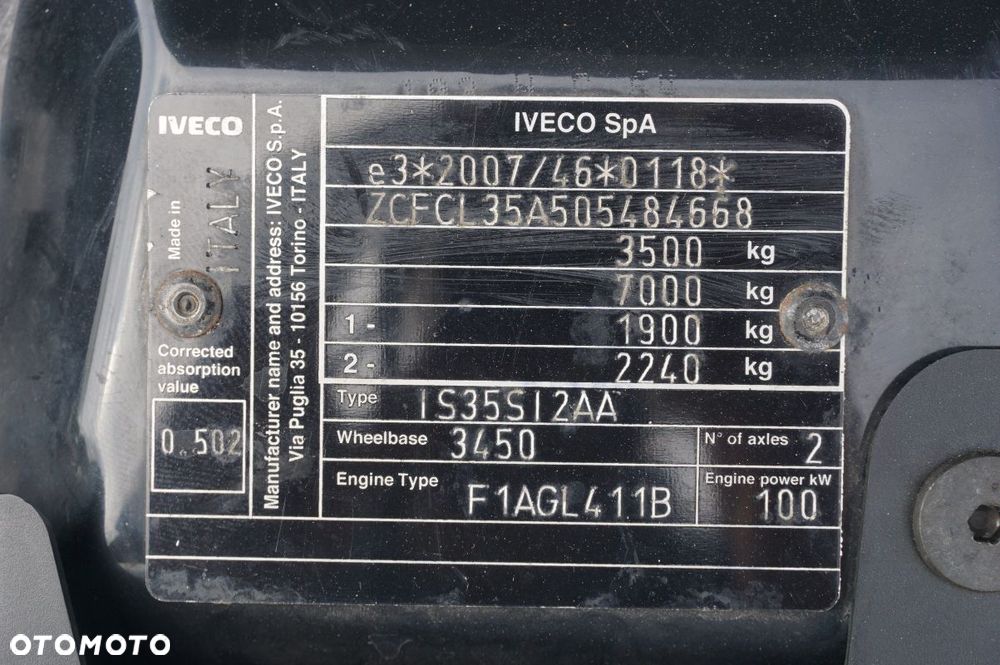 Iveco Daily 35s14 brygadowka doka - 18