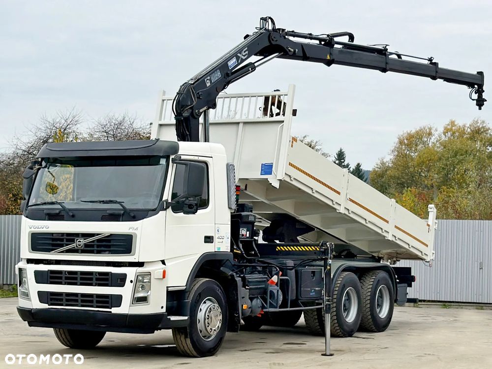 Volvo FM 400 Wywrotka 6,20m* HIAB 144 B-3 HIDUO + PILOT/6x4 - 3