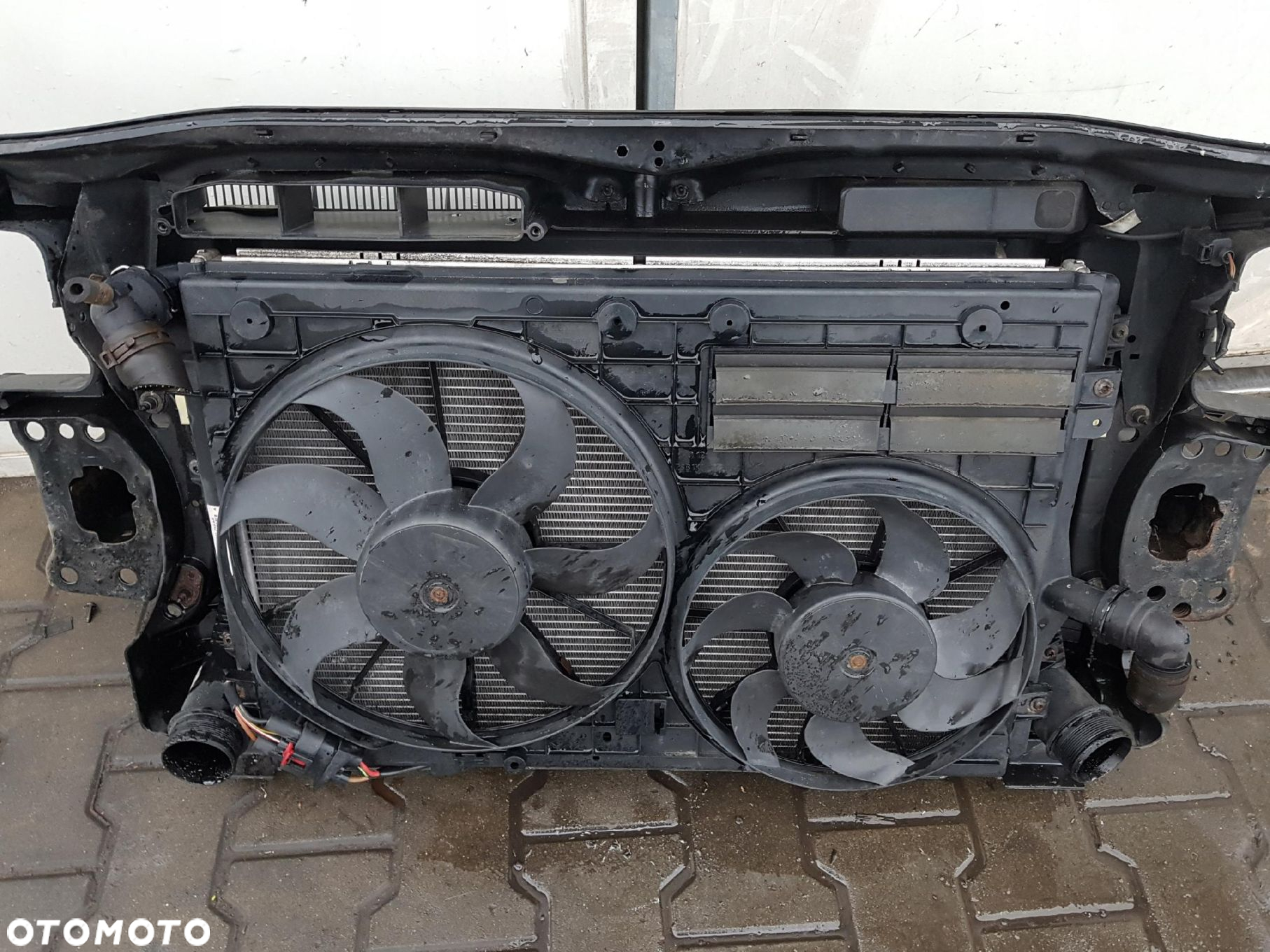VW PASSAT CC 08-12 2.0 TDI PAS PRZEDNI CHŁODNICE WENTYLATORY - 6