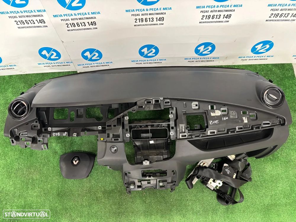 Kit Air Bags Renault Zoe em preto de 2017 - 2