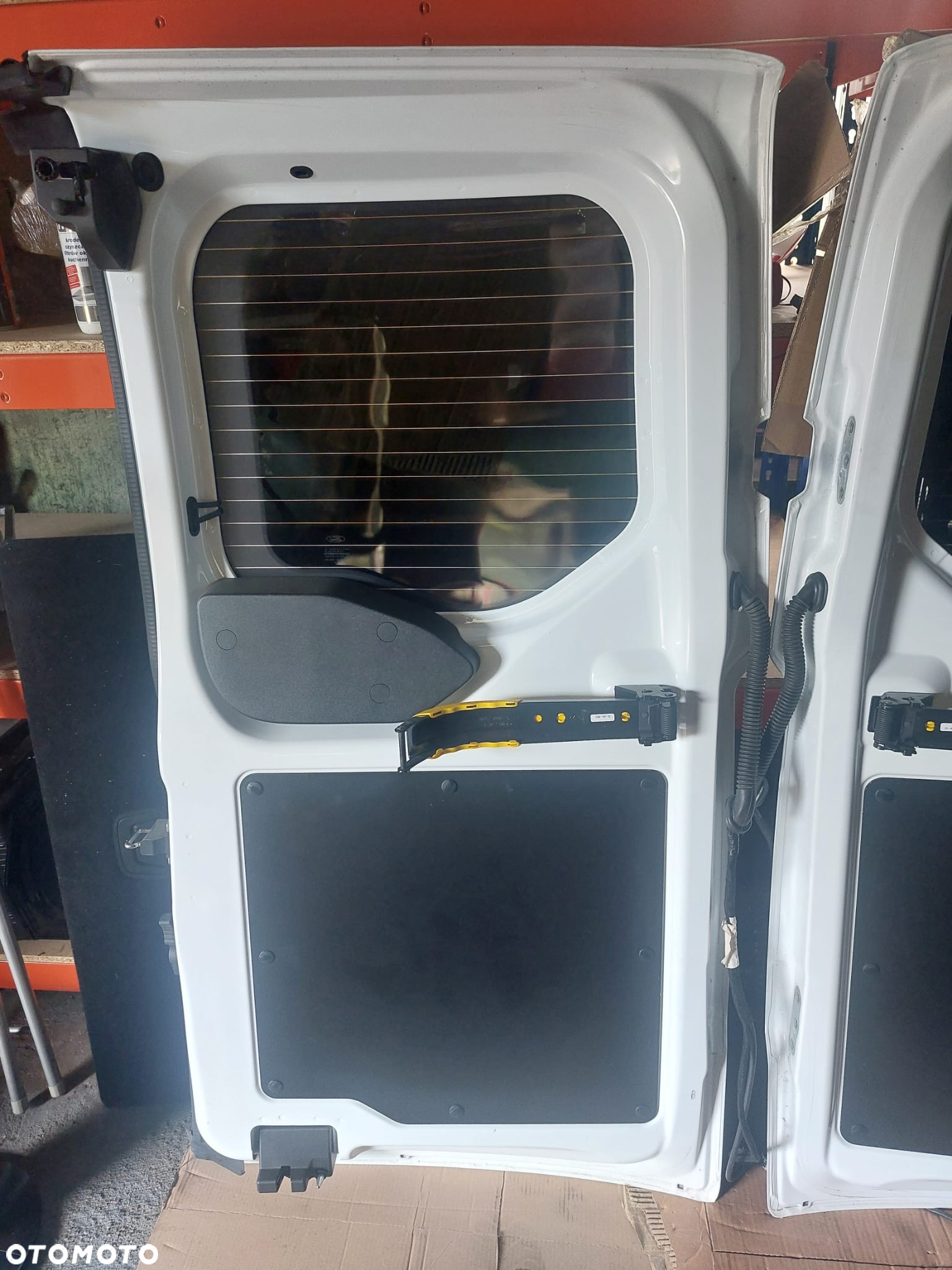 Drzwi boczne przesuwne prawe FORD TRANSIT TOURNEO CUSTOM LIFT 2019-> 23r oryginalne kompletne białe - 6