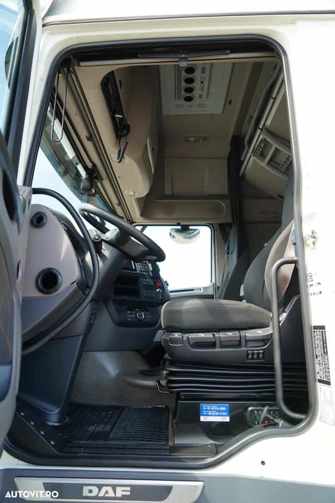 DAF XF 480 / SOLÓWKA / SSC / MEGA / I PARK-COOL / 6X2 / PUNTE RELAXABILĂ / ACOPERIȘ RELAXABIL / ȘINCĂLARE BOGIE / - 24