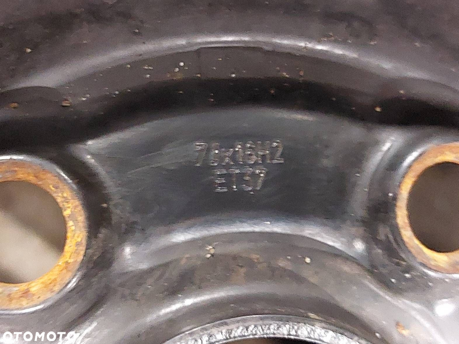 FELGA STALOWA 1 SZT 5x112 7Jx16 ET37 FI57,1 SEAT VW AUDI 3B0601027F - 3