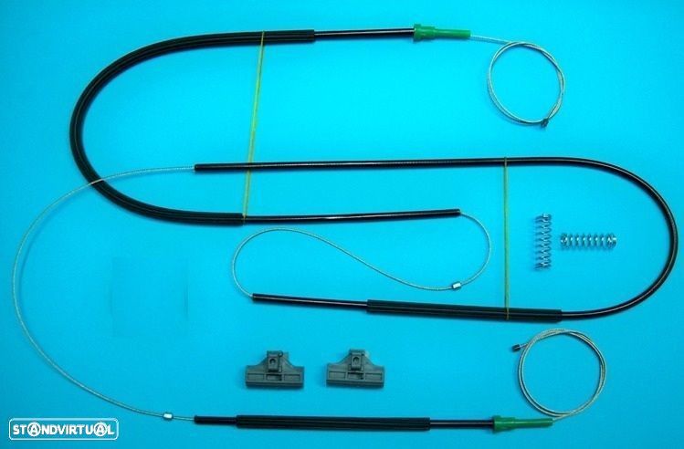 Kit reparação elevador dos vidros seat ibiza 93-1999 3 portas - 1