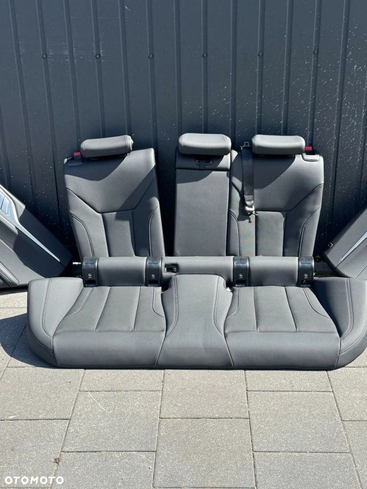 FOTELE TAPICERKA BMW M8 F92 G15 SPORTOWE MPAKIET SKÓRA MERYNOS CZARNA - 5