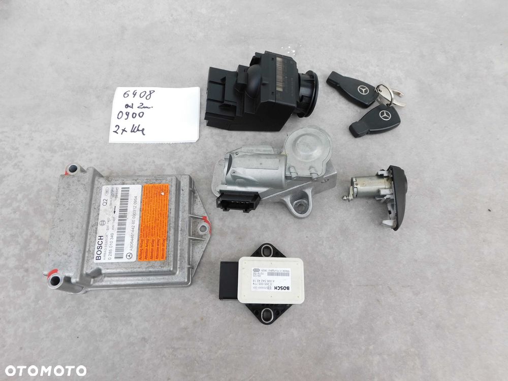 Mercedes Sprinter 906 stacyjka kluczyki rygiel sensory wkładki 6408