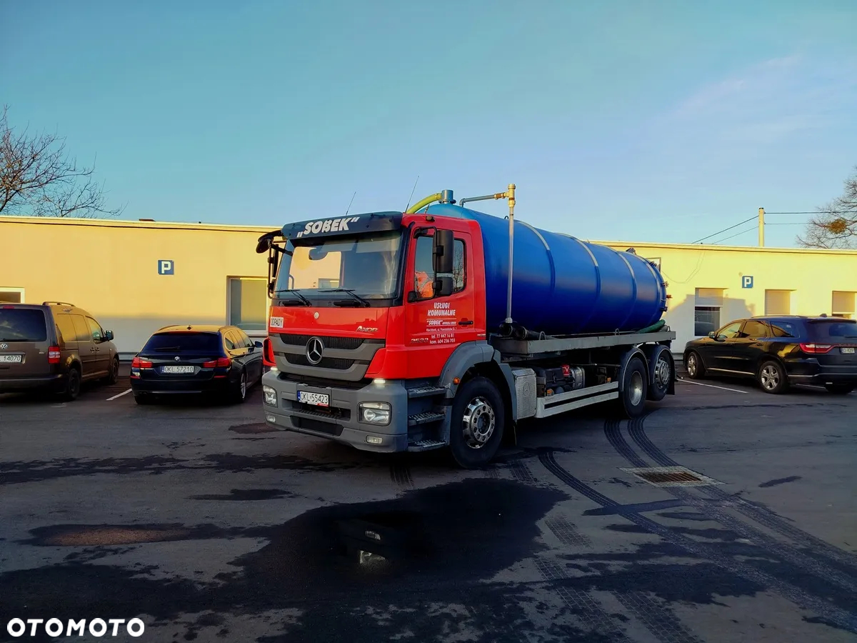 Mercedes-Benz axor asenizacyjny beczkowóz szambiarka beczka - 4